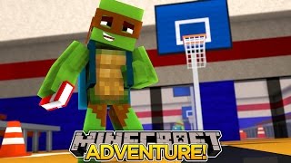 Minecraft Adventure  TINY TURTLE GOES BACK TO SCHOOL AS A STUDENT [upl. by Brucie956]