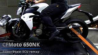 CFMoto 650NK PowerBoost ECU remap [upl. by Naman]