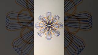 Cross Pattern of spirograph art drawing spirographdesignpattern spirographdrawing spiroart [upl. by Salman]