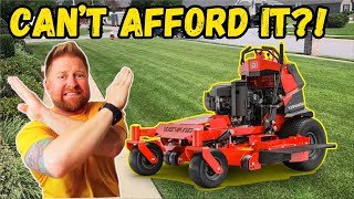 quotI CANT AFFORD A COMMERCIAL LAWN MOWERquot [upl. by Ysnap]