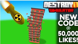 Destroy it simulator Roblex game full video [upl. by Giuseppe]