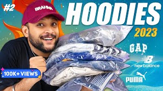 Best Branded Winter HoodiesSWEATSHIRT for Men 🔥 Puma GAP  AJIO Hoodie Haul 2023  ONE CHANCE [upl. by Anele]