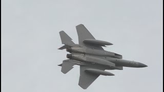 F15s Return for More Passes  Cleveland National Airshow 2024 [upl. by Hoopen129]