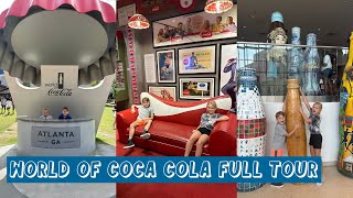 World of Coca Cola in Atlanta Georgia FULL TOUR  Interactive Exhibits Sampling Flavors amp Smells [upl. by Radnaxela]