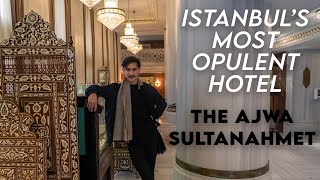 Istanbuls Most Opulent Hotel The Ajwa Sultanahmet  My last night in Turkey [upl. by Notlef727]