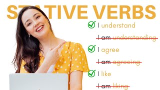 STATIVE VERBS  English Grammar  I understand OR I am understanding [upl. by Eldorado]