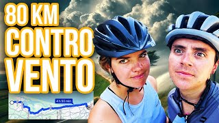 80 KM CONTROVENTO IN BICI  Vagos  Porto  Maledetto vento  Cammino di Santiago in bici Ep7 [upl. by Odnumyar]