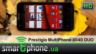 Видео обзор смартфона Prestigio MultiPhone 4040 DUO [upl. by Dilaw704]