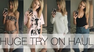 Try On Clothing Haul  ASOS Missguided White Fox Boutique Zara [upl. by Clementina]