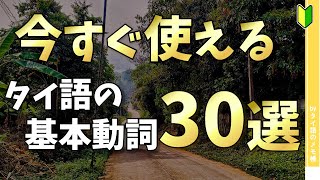 タイ語初心者が最初に覚えたいタイ語動詞30選 [upl. by Breed]