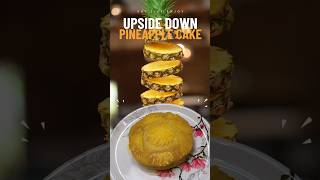 Pineapple Upside Down Cake  Simple and Easy recipe shorts [upl. by Nahtal]