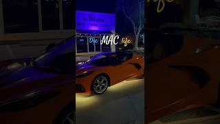 We Own The Night  C8 Night Lights  corvettec8 underglow [upl. by Lahpos]