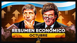 Se Desplomó el Riesgo País y Siguen Subiendo los Salarios  Resumen Económico Octubre [upl. by Solita]