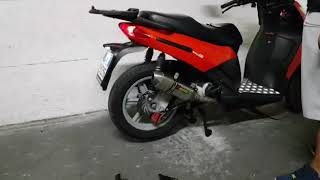 Scarico akrapovic sportcity 200 [upl. by Darahs999]