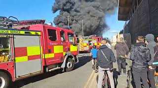 Padiham Lidl Tesco fire [upl. by Nnaesor781]