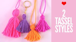 How to Make Tassels  Easy 2 Methods [upl. by Kyla]