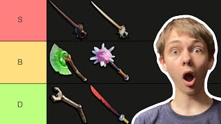 Grounded UPDATED Melee Weapons Tier List [upl. by Althee]