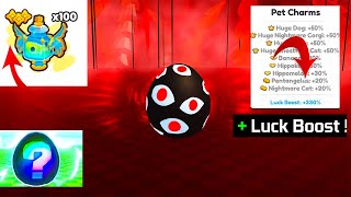 I used 100 Instant Luck IV Potion with MAX Luck BOOST and GOT THIS Pets GO Roblox [upl. by Cr]