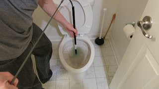 HOW TO UNCLOG A TOILET THE WORST IVE EVER SEEN  3 Different Ways To Unclog Your Toilet [upl. by Maighdiln]