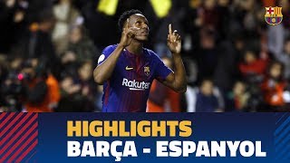 HIGHLIGHTS FC Barcelona  Espanyol 00 42 [upl. by Deanna]