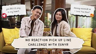 No Reaction Pick up Line Challenge with Esnyr  BelleAndBeyond [upl. by Des319]