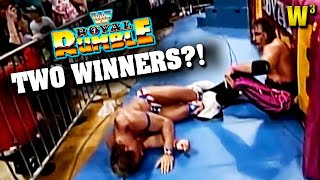 How Did Two Men Win the Match  WWE Royal Rumble 1994 Review [upl. by Suinuj]