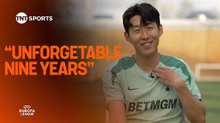 Son Heungmin determined to end Tottenhams trophy drought with UEFA Europa League title 🏆 [upl. by Nej]