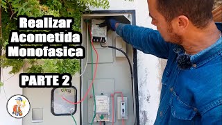 Como Realizar Acometida Monofasica En Un Segundo Piso  Parte 2  Curso de Electricidad 21 [upl. by Lorrimor]