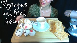 ASMR MERINGUES FIRED BISCUITS CRUNCHY SOUNDS [upl. by Una]