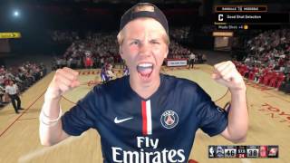 NORGES FREMTIDIGE BASKETBALLSTJERNE NBA 2K15 [upl. by Airdnoed843]