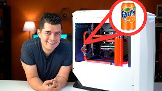 ¡Ensamblo mi PC con enfriamiento liquido ¿Le puse FANTA [upl. by Gnap]