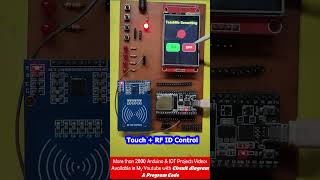 RC522 RFID  TFT LCD  ESP32 Control LED [upl. by Asilam]