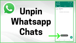 How to Unpin WhatsApp Chats [upl. by Atinyl]