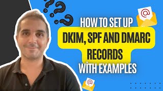 How to set up DKIM SPF and DMARC Records with examples Detailed guide [upl. by Etterraj]