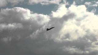 Swiss Air Force FA18 Hornet Solo Display Flight Demonstration at Kokside Air Show 2011 Full HD [upl. by Vassell]