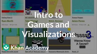 Intro to Games and Visualizations  Computer programming  Khan Academy [upl. by Yancey]