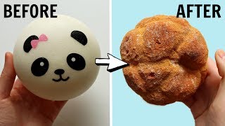 Squishy Makeover  Panda Bun to Pie Chou [upl. by Eerual]