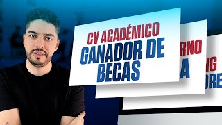 ¿Cómo elaborar un CV académico Becas  Omar Llerena [upl. by Maren77]