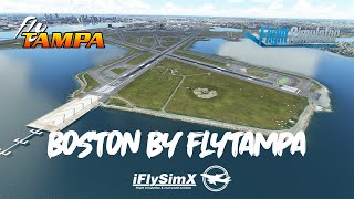 MSFS  FlyTampa  KBOS Boston Logan International Airport [upl. by Nicholson284]