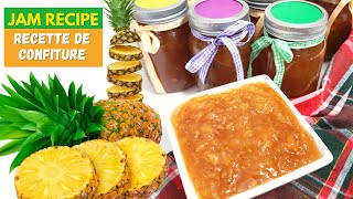 Comment faire la Confiture dAnanas Maison  How to make Pineapple Jam at home [upl. by Dlopoel978]