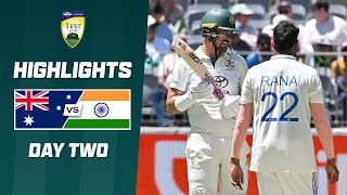 Australia v India 202425  First Test  Day Two [upl. by Yevette]