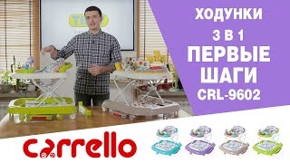 Обзор ходунков 3 в 1 Carrello CRL9602 и CRL9603 [upl. by Nikolas]