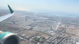 Flynas A320neo landing at Jeddah airport [upl. by Arinaj]