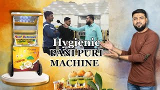 Hygienic Pani Puri Machine Customer Review Best Automatic PaniPuri Vending Machine panipurimachine [upl. by Tuppeny409]