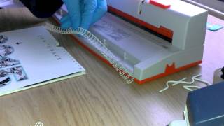 Detailed Calendar Wire Binding tutorial [upl. by Curzon725]