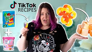 Testing TikTok DESSERT HACKS [upl. by Pyne782]