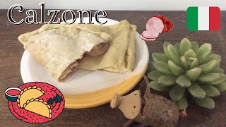 Calzone 🍕  Receita italiana  Italian recipe  Recette italienne [upl. by Airakaz695]