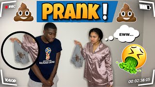 I POOPED MYSELF PRANK ON GIRLFRIEND HILARIOUS REACTION [upl. by Nnylirak896]