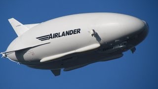 Worlds Largest Aircraft Airlander 10 Test Flight Practice Landing [upl. by Annas]