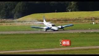 CRASH  LANDING of an airplane at Lelystad Airport [upl. by Shanleigh455]